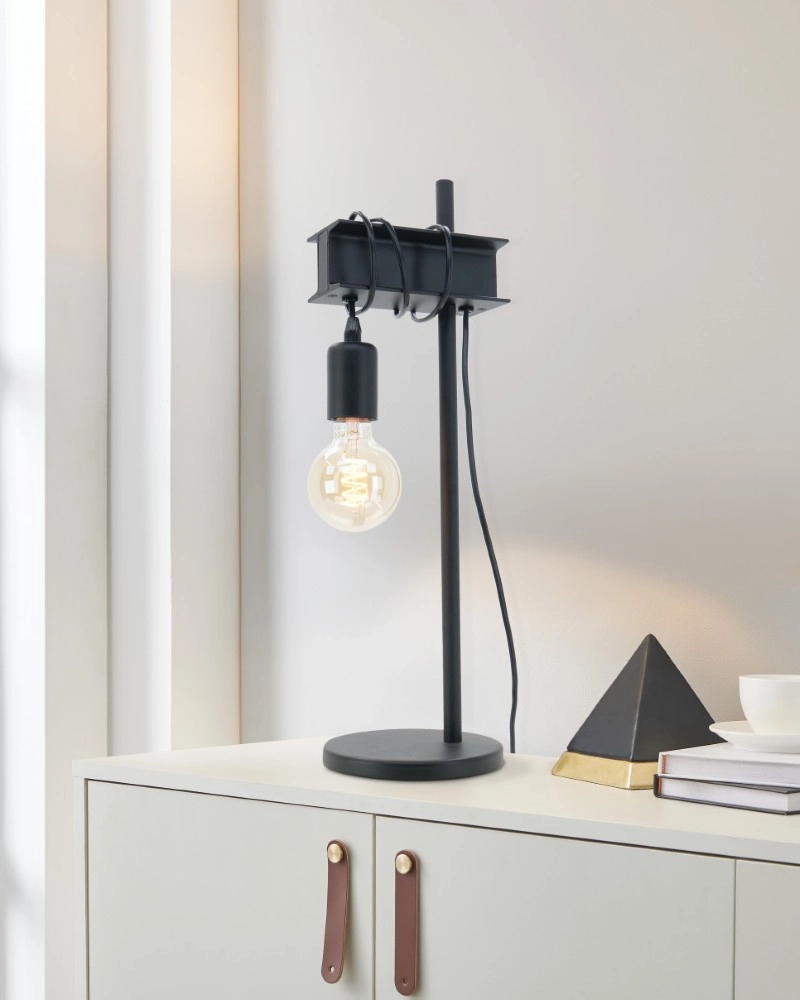 Tafellamp Townshend 6 zwart Eglo 9002759437145