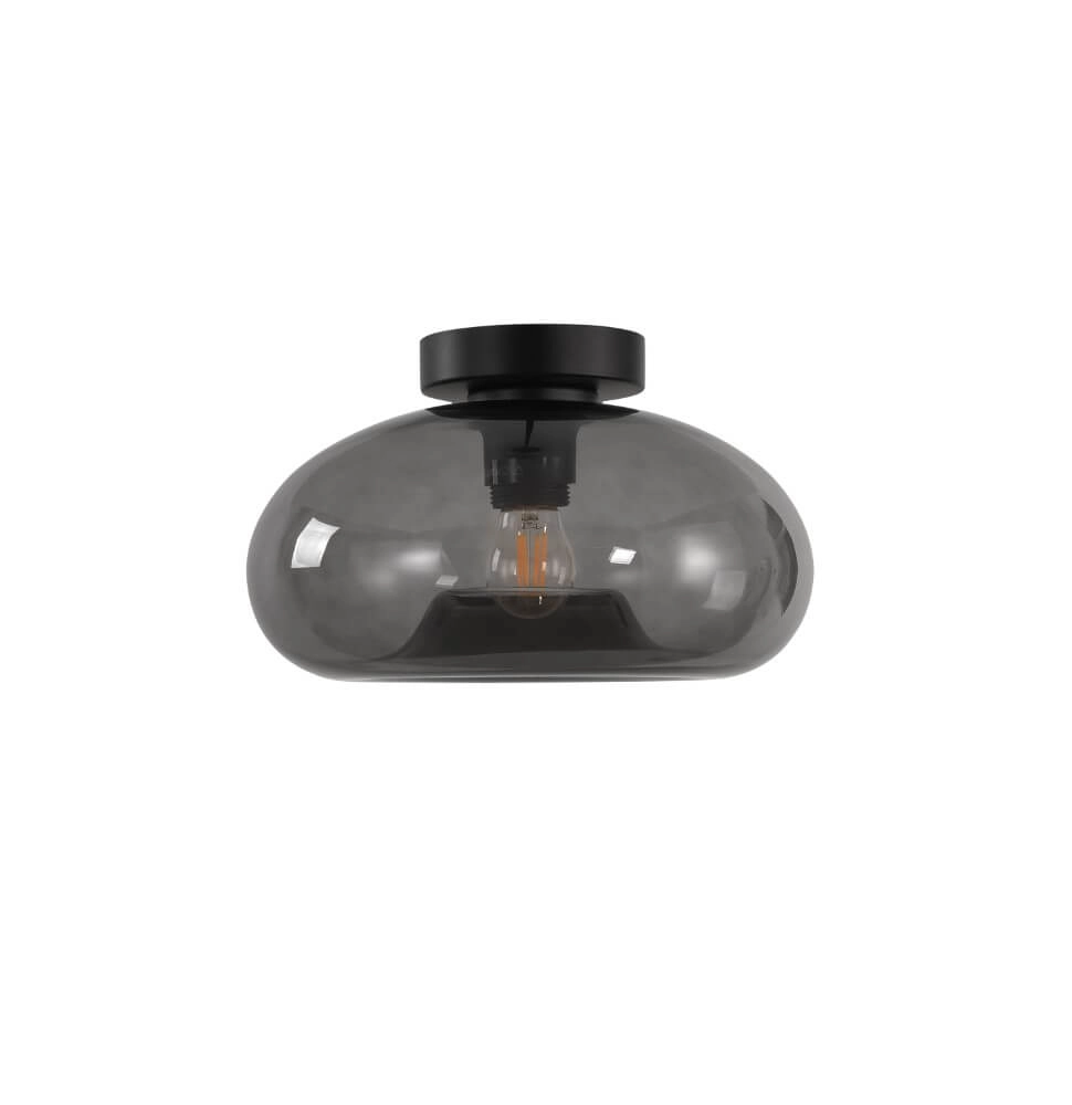 Plafondlamp Paradise grijs glas Artdelight 8719831737864