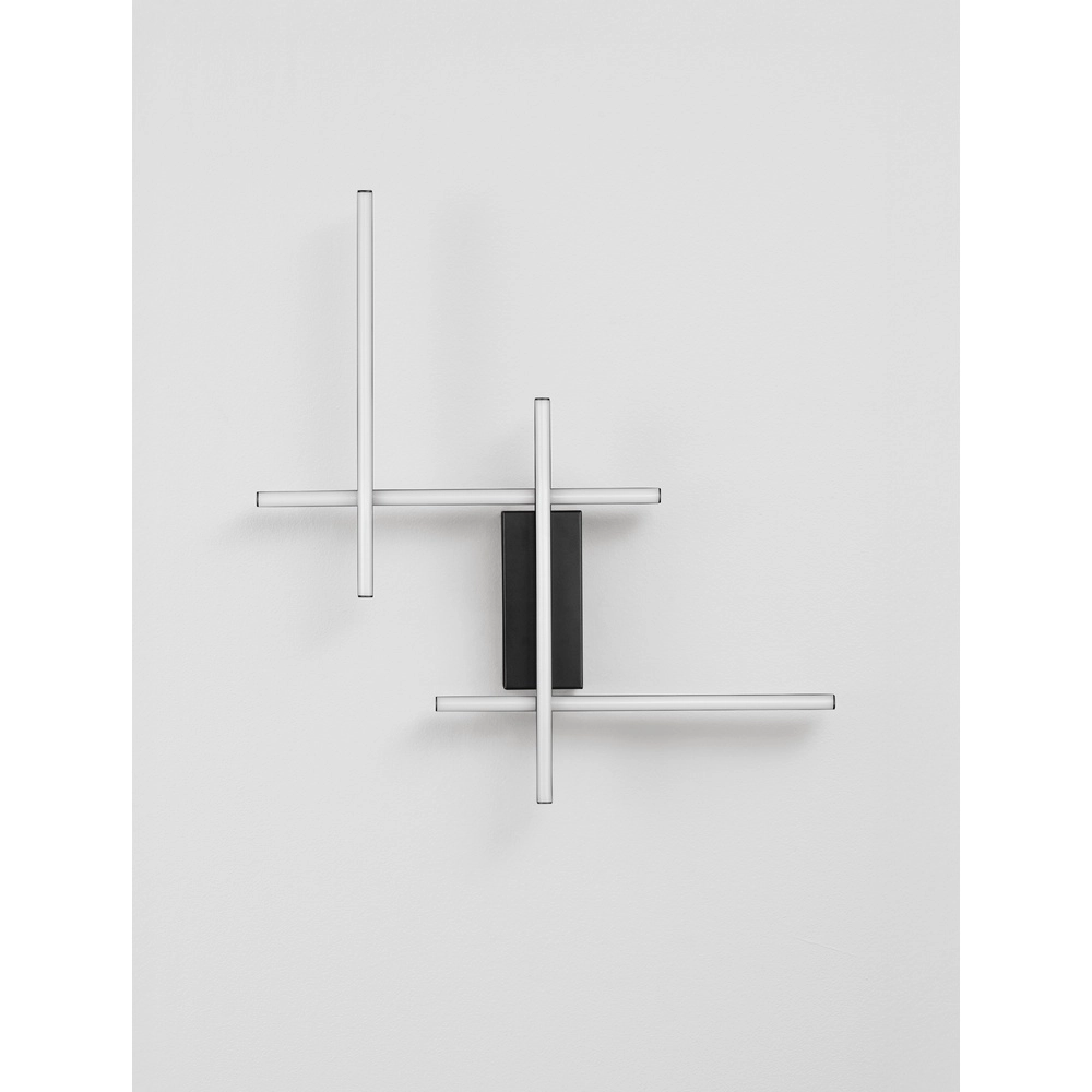 Wandlamp Apecho zwart Lyora 5212017468598