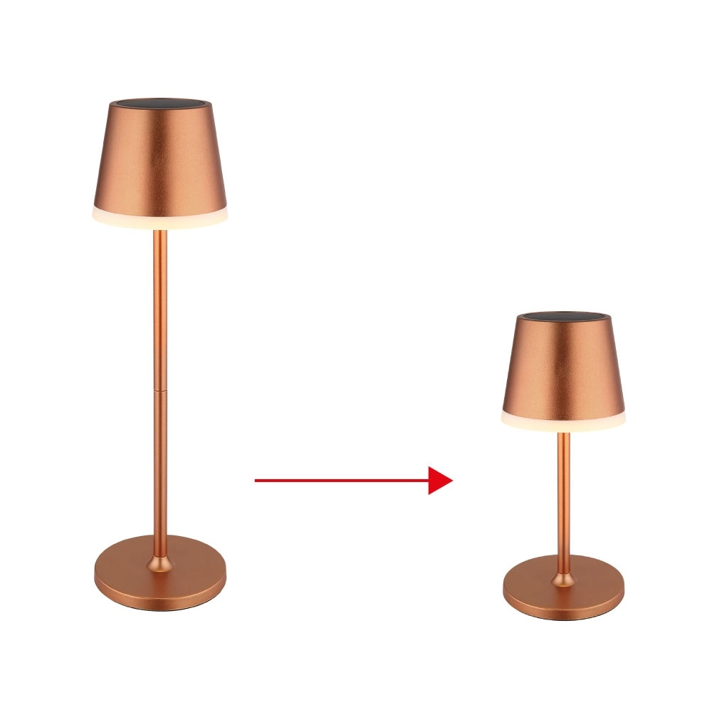 Solar tafellampje Vannieso champagne Globo 9007371487356