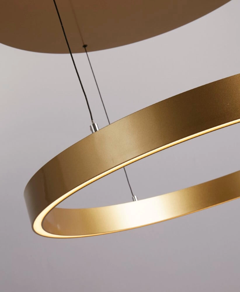 Hanglamp Layla goud Ø 64cm Searchlight 5053423255743