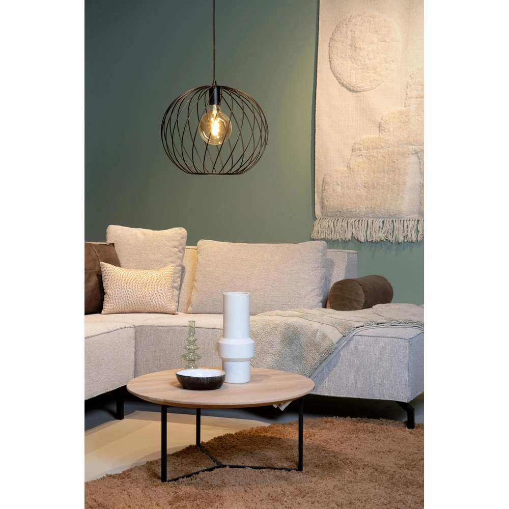 Hanglamp Danza Ø 40cm zwart Lucide 5411212211538