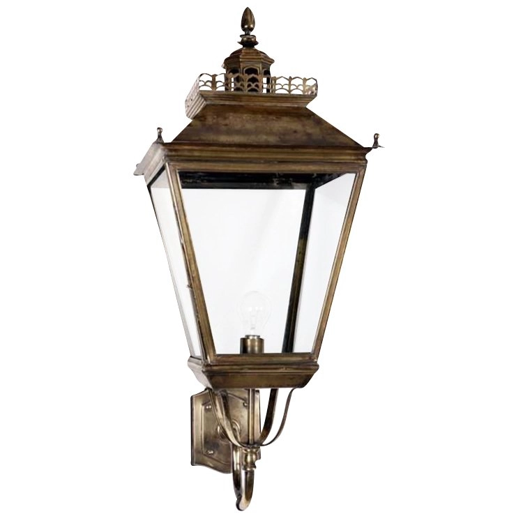 Landelijke buitenlamp Large Chateau handgemaakt - antiek koper (ANT)
