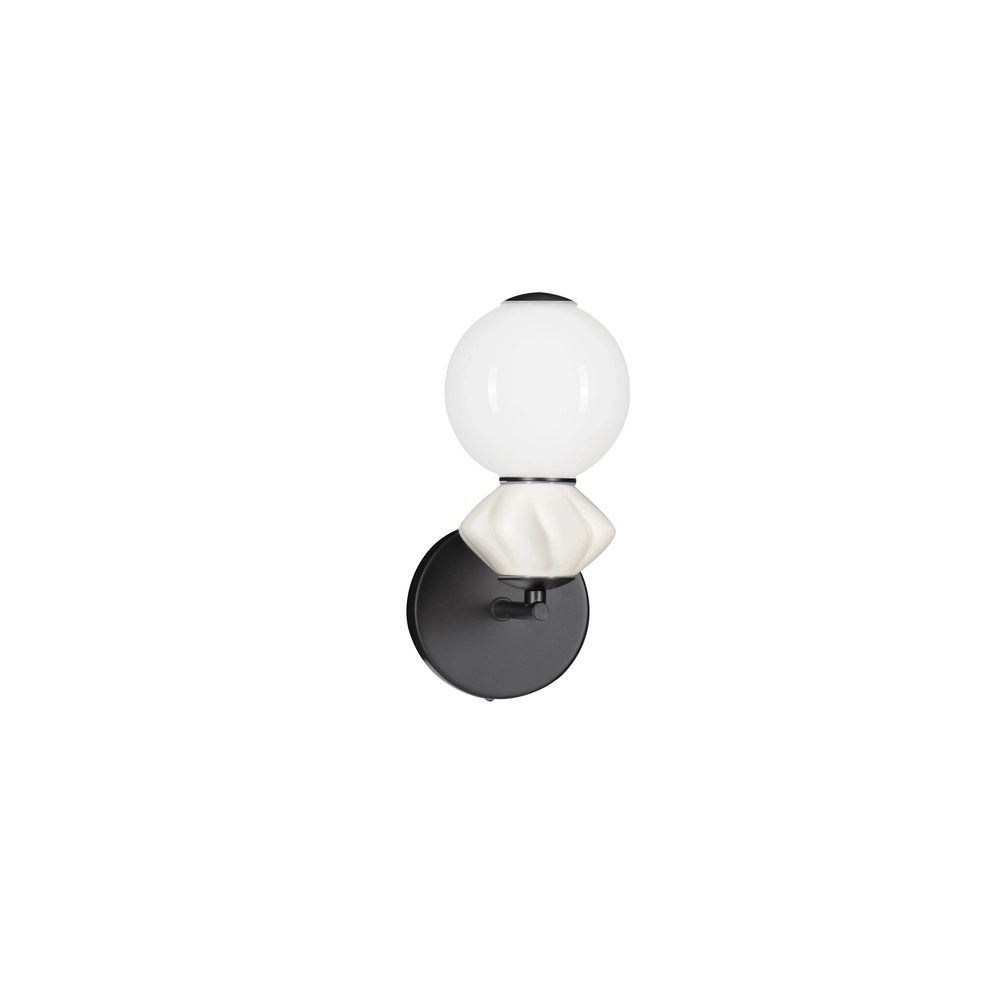 Wandlamp Pallina wit - grijs Lyora 5212017484048