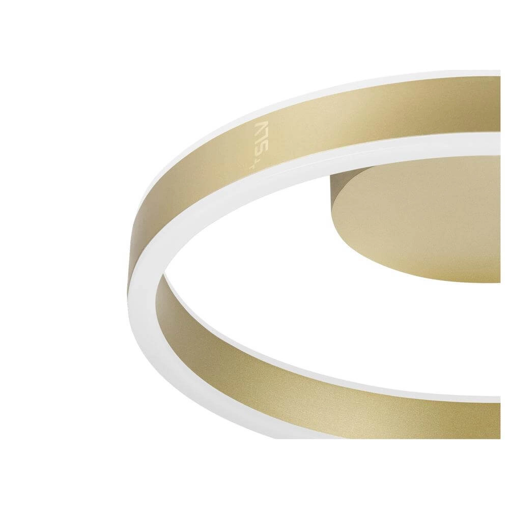 Strakke plafondlamp One 40 goud Ø 40cm SLV 4024163298544