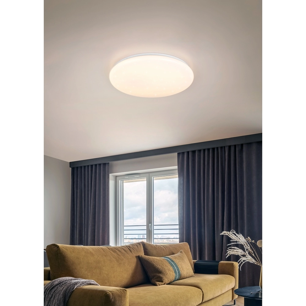 Plafonniere Cetus wit met RGB functie Trio 4017807654561
