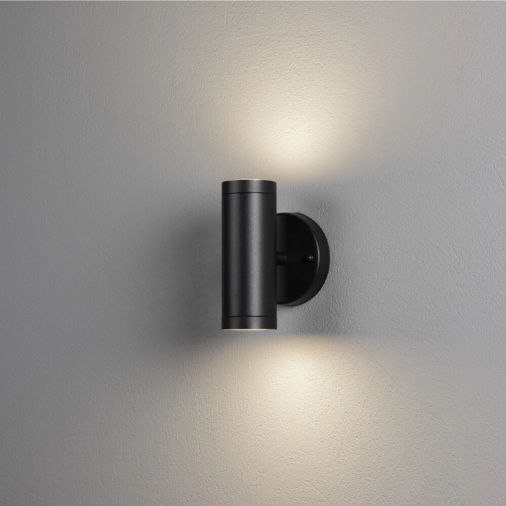 Wandspot Modena zwart 2-lichts KonstSmide 7318307535754
