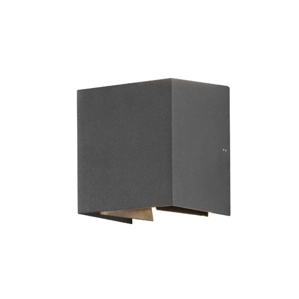 Led buitenlamp Cremona Up - Down 2x3w - 3000K 13,5cm antraciet