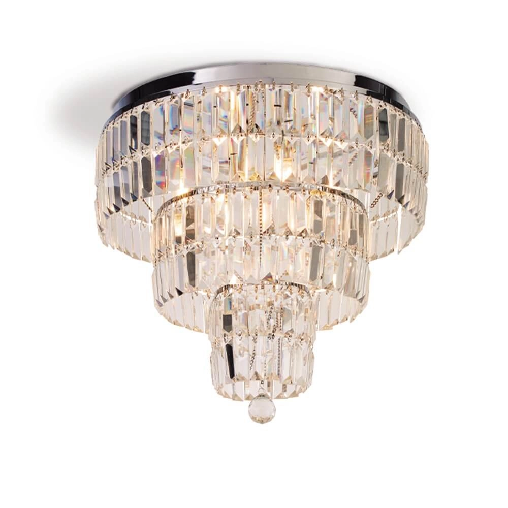 Kristallen plafondlamp Empire Ø 50cm