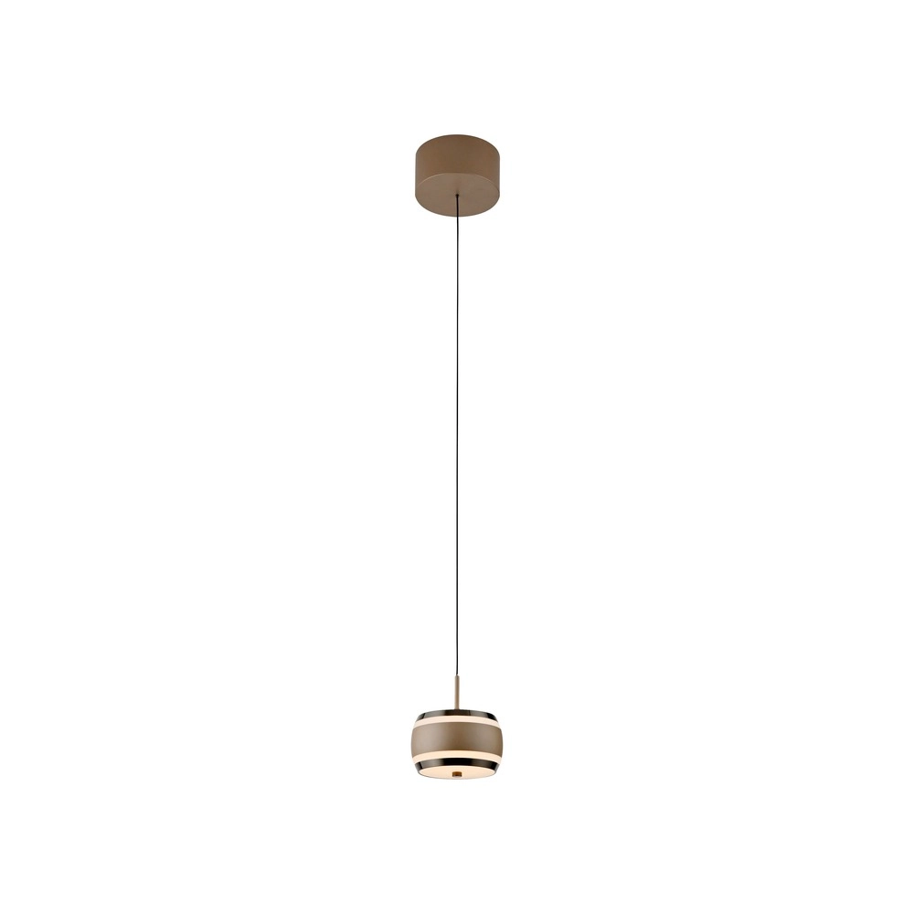 Strakke led pendel Pure Falling Rings bronce Paul Neuhaus 4012248396568