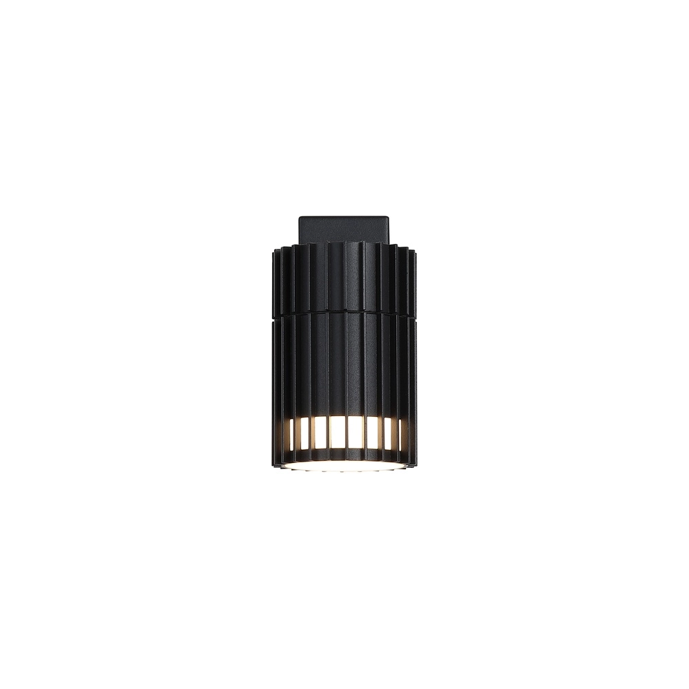 Wandlamp Detroit zwart enkel