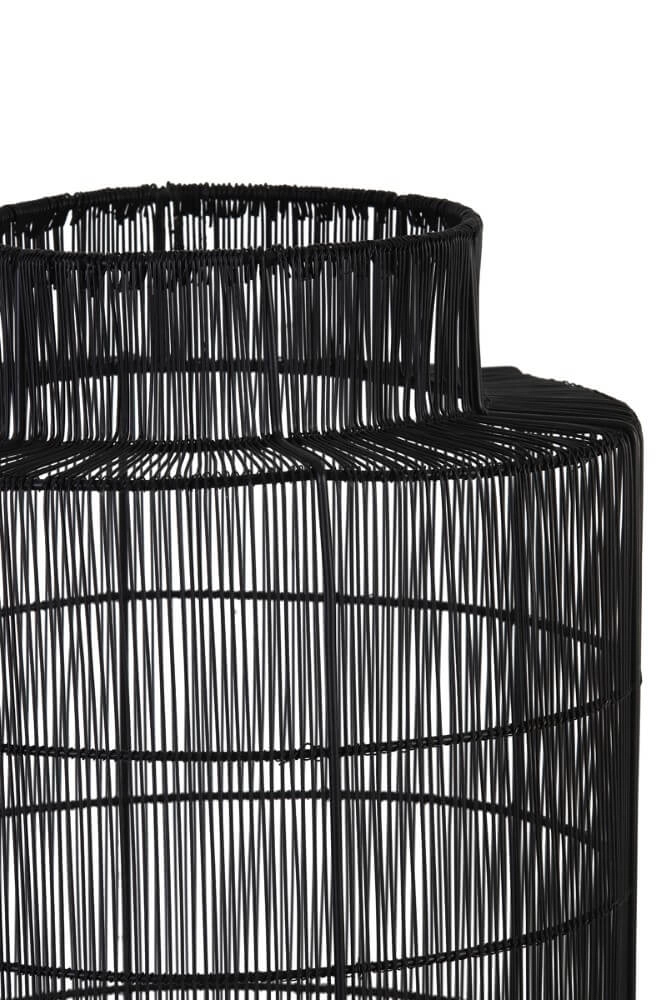Bohemian vloerlamp Gruaro zwart Ø 32cm Light & Living 8717807206482