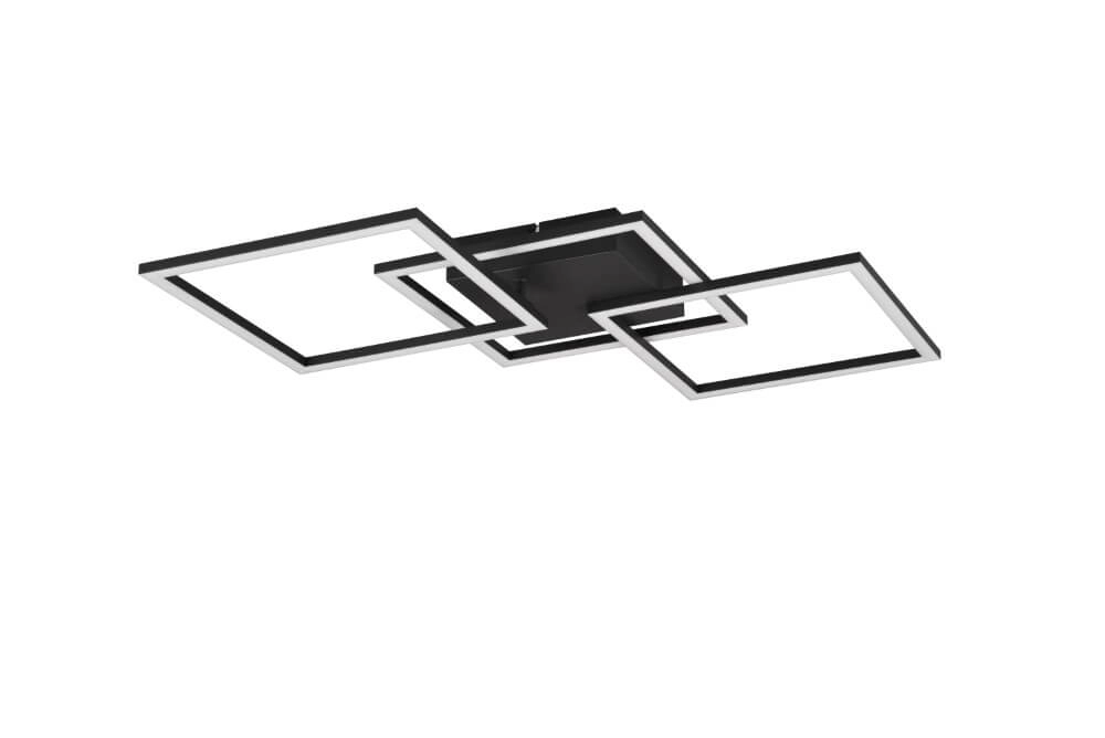 Zwarte plafondlamp Trail design