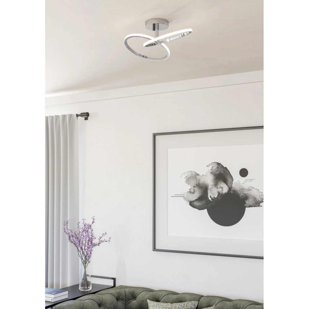 Plafondlamp Congiunti chroom Eglo 9008606357147