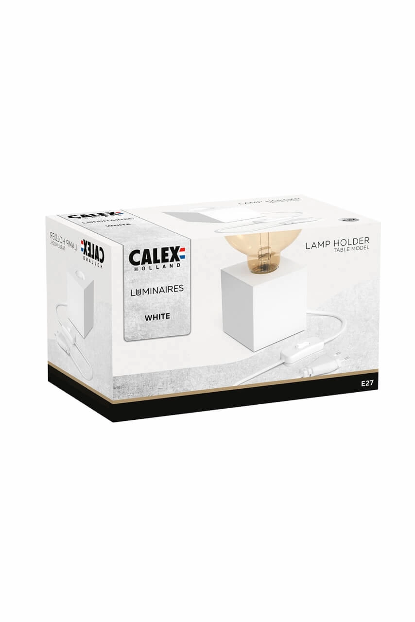 Wit tafellampje Calexa Circle 8712879147992