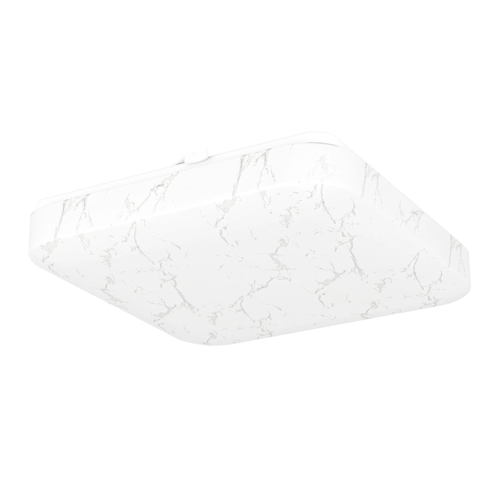 Witte plafondlamp Allerona 27 x 27cm Eglo 9008606408924
