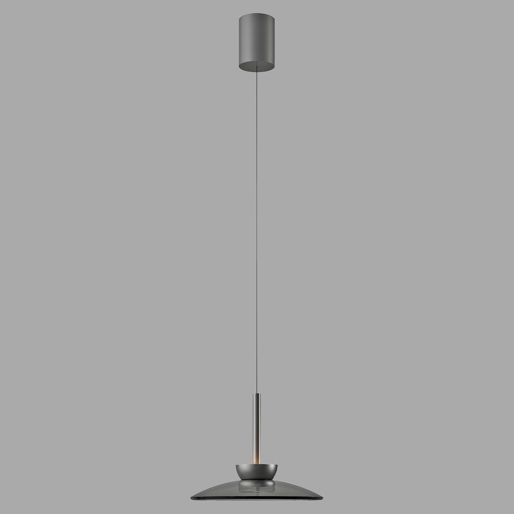 Hanglamp Ø 32cm Pure Moon met smoke glas