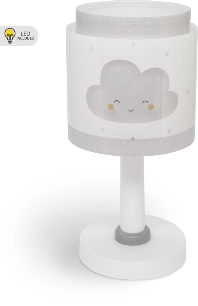 Tafellampje Baby Dreams wit glow in the dark