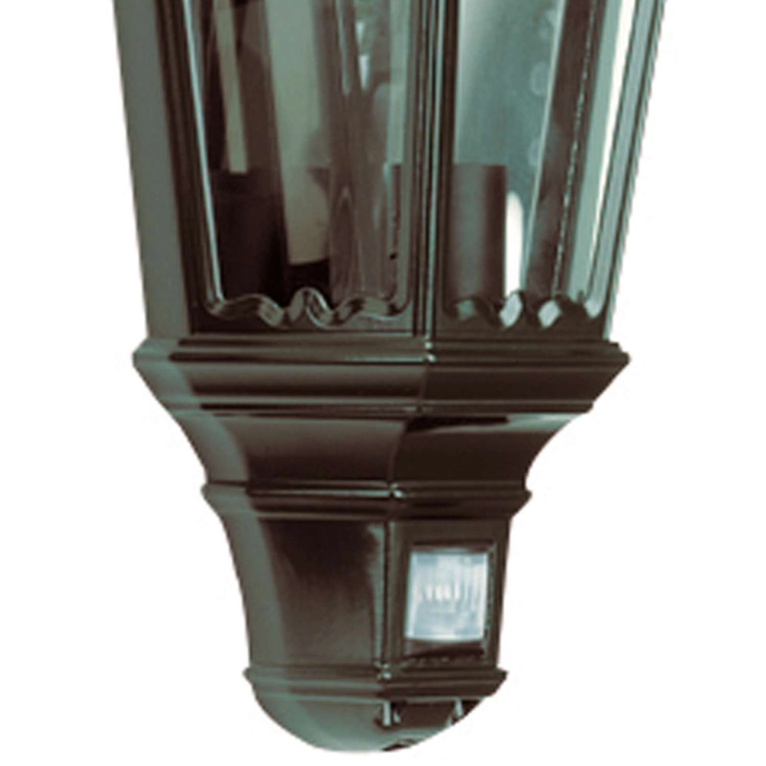 Schriklamp Ancona met bewegingssensor - zwart KS verlichting 8714732720045