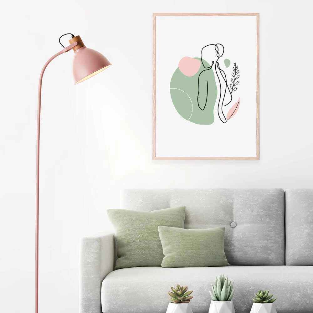 Staande lamp Erena roze Brilliant 4004353412998