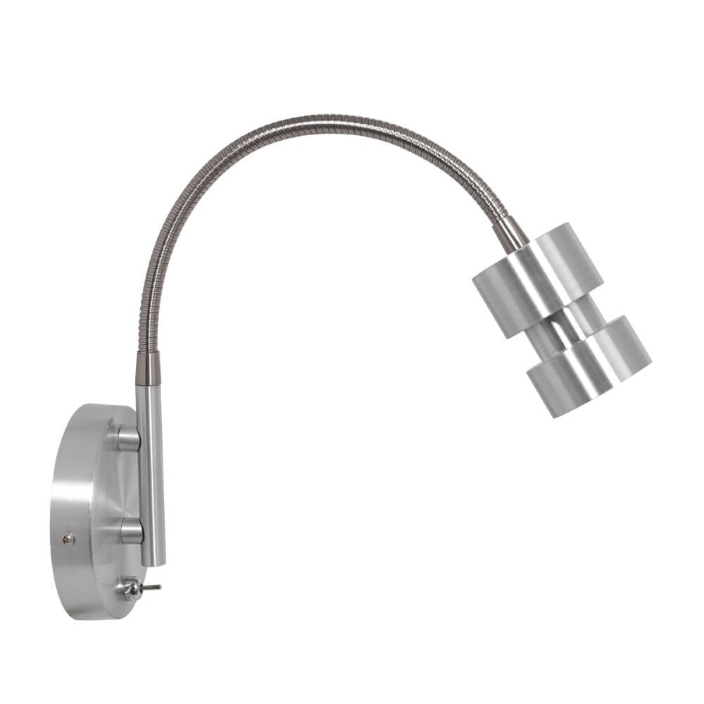 Vertelbaar leesspotje Natasja LED RVS Steinhauer 8712746145427
