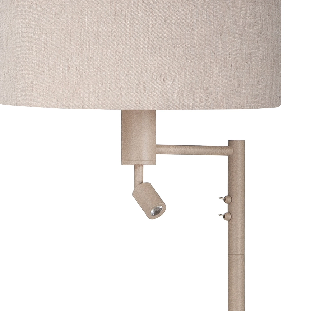 Vloerlamp Havana zand bruin Highlight 8718379037573