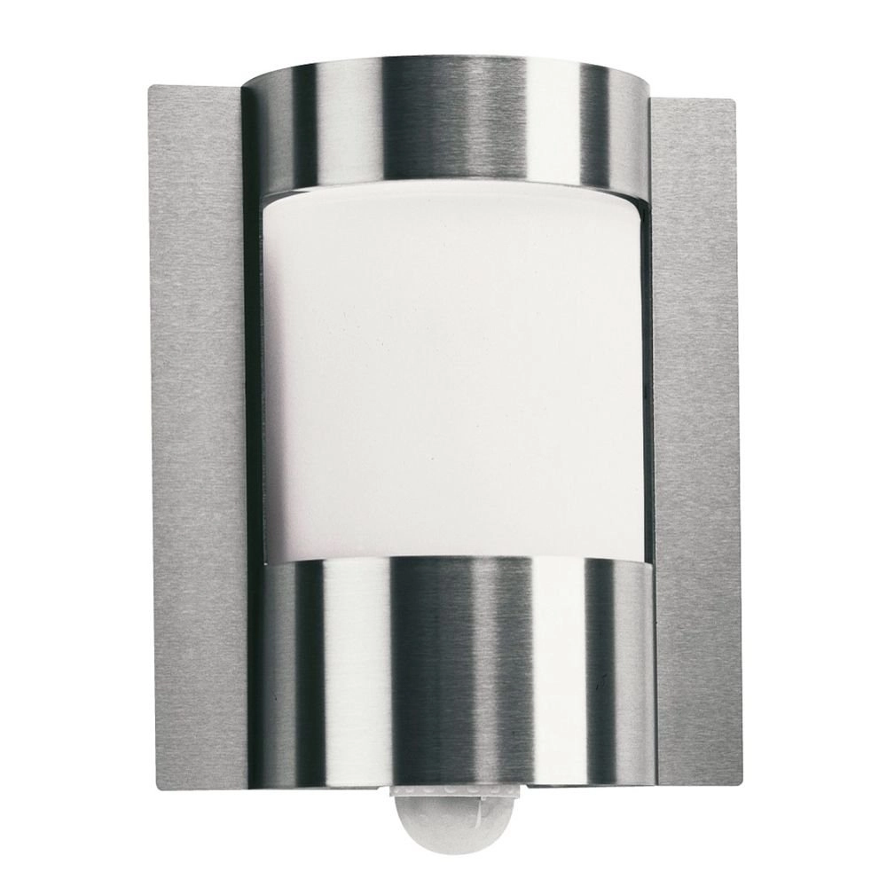 Rvs schriklamp Kampala met sensor