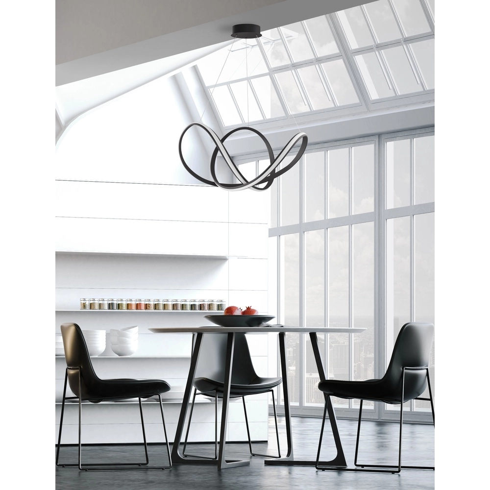 Design hanglamp Apus zwart Ø 70cm Lyora 5212017419774