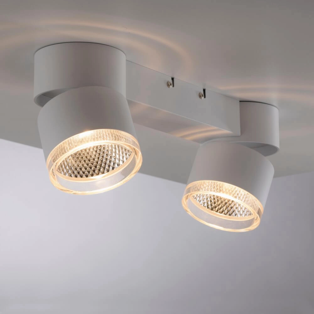 Witte plafondlamp Pure Nola 2-lichts Paul Neuhaus 4012248374542