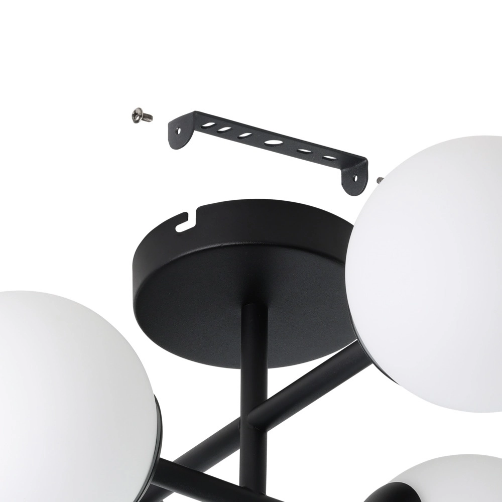 Plafondlamp Castrovido 4-lichts zwart Eglo 9008606360710