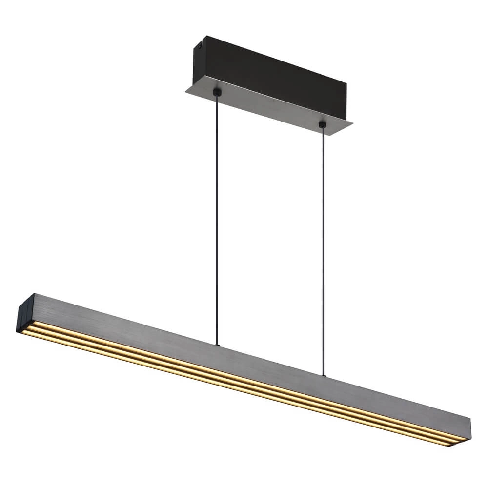 Design hanglamp Ethan 150cm grijs Globo 9007371462247