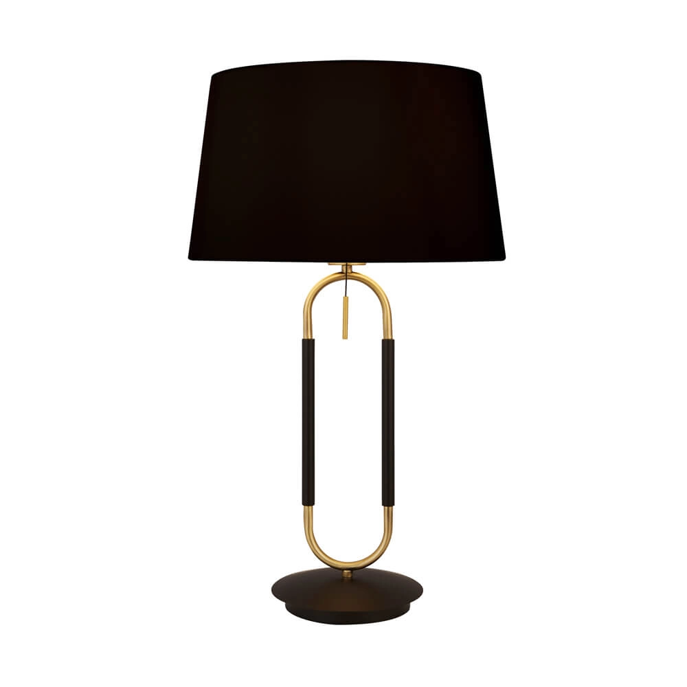 Tafellamp Jazz zwart met goud