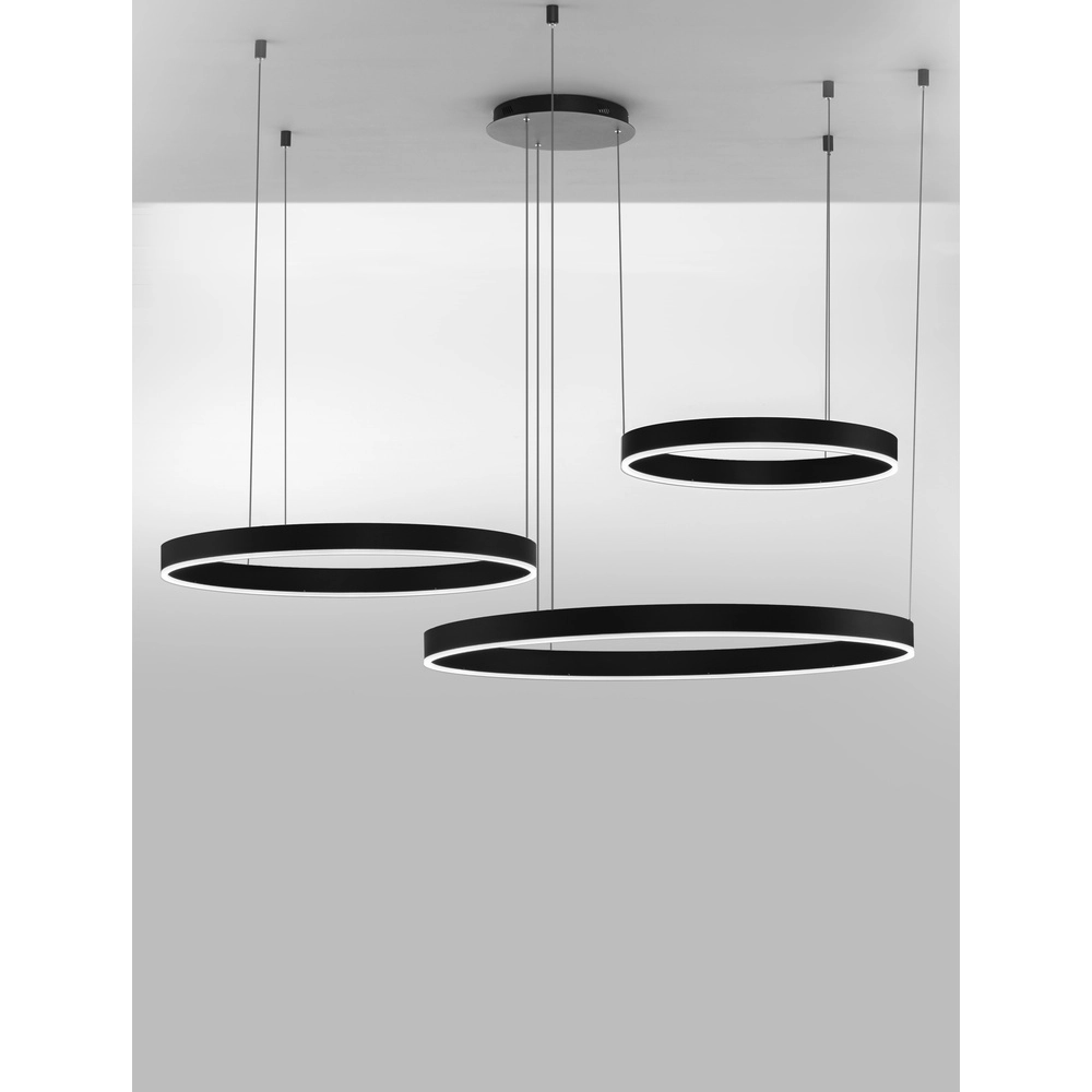 Hanglamp Motif zwart multi 3000K