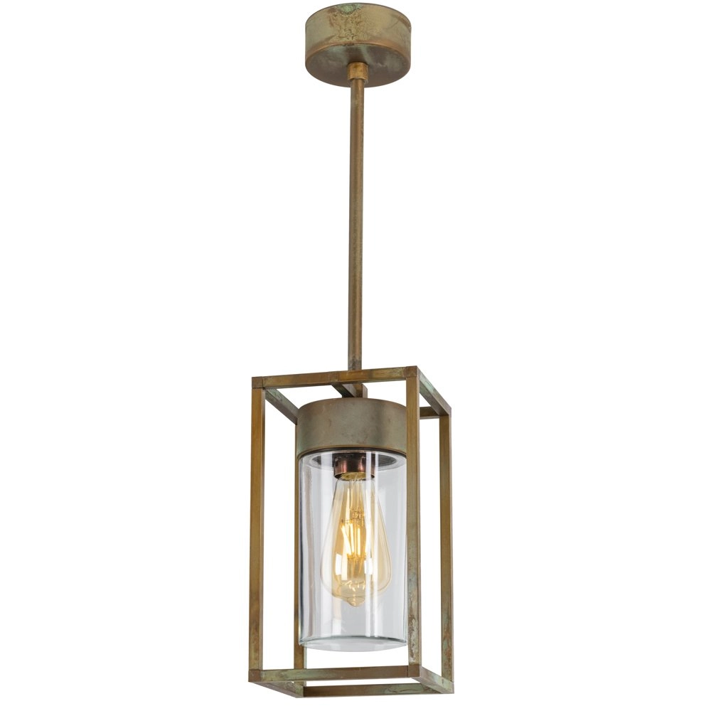 Messing hanglamp Maritiem 15cm bronsbruin