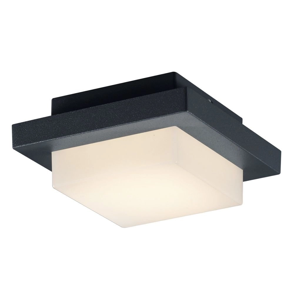 LED veranda licht Hondo 14cm antraciet