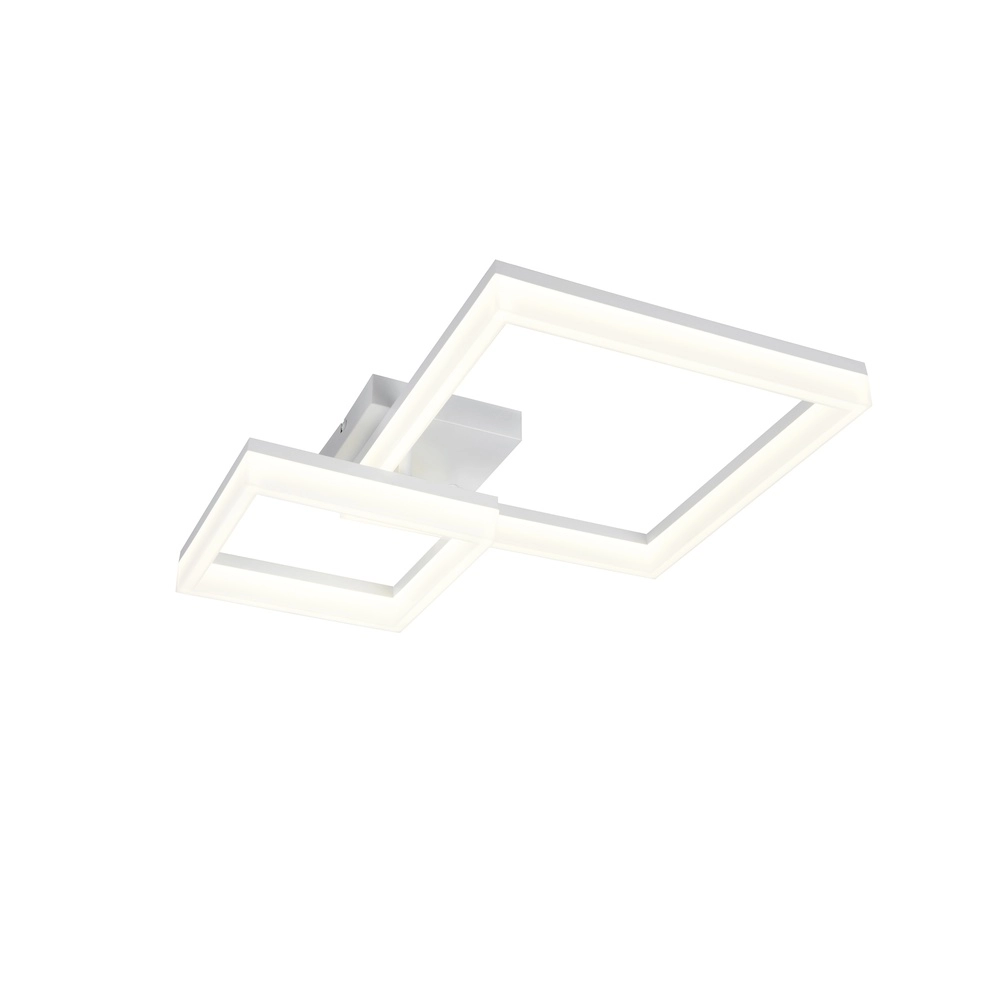 Strakke plafondlamp Camino wit