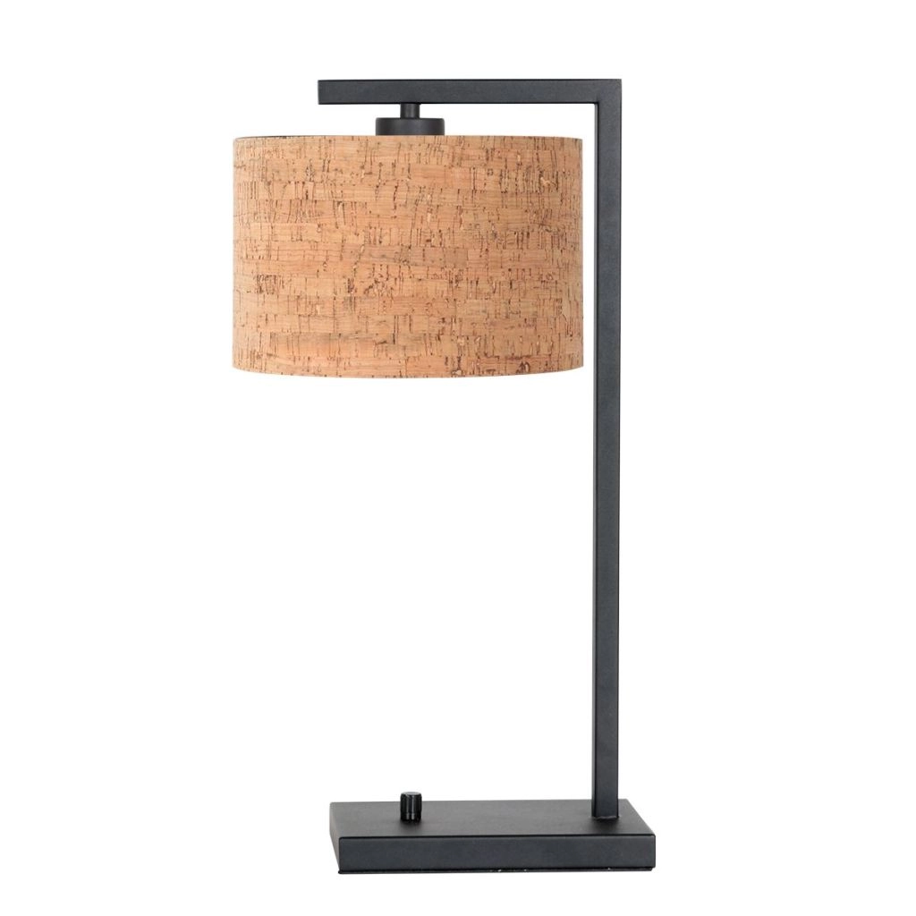 Tafellamp Stang met kurk kapje Ø20cm