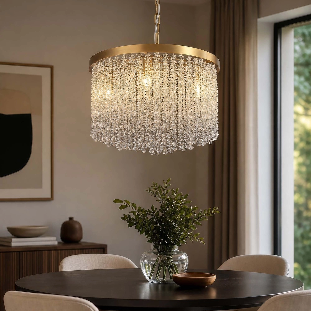 Kroonluchter Bella brons Ø 50cm Searchlight 5,05342E+12