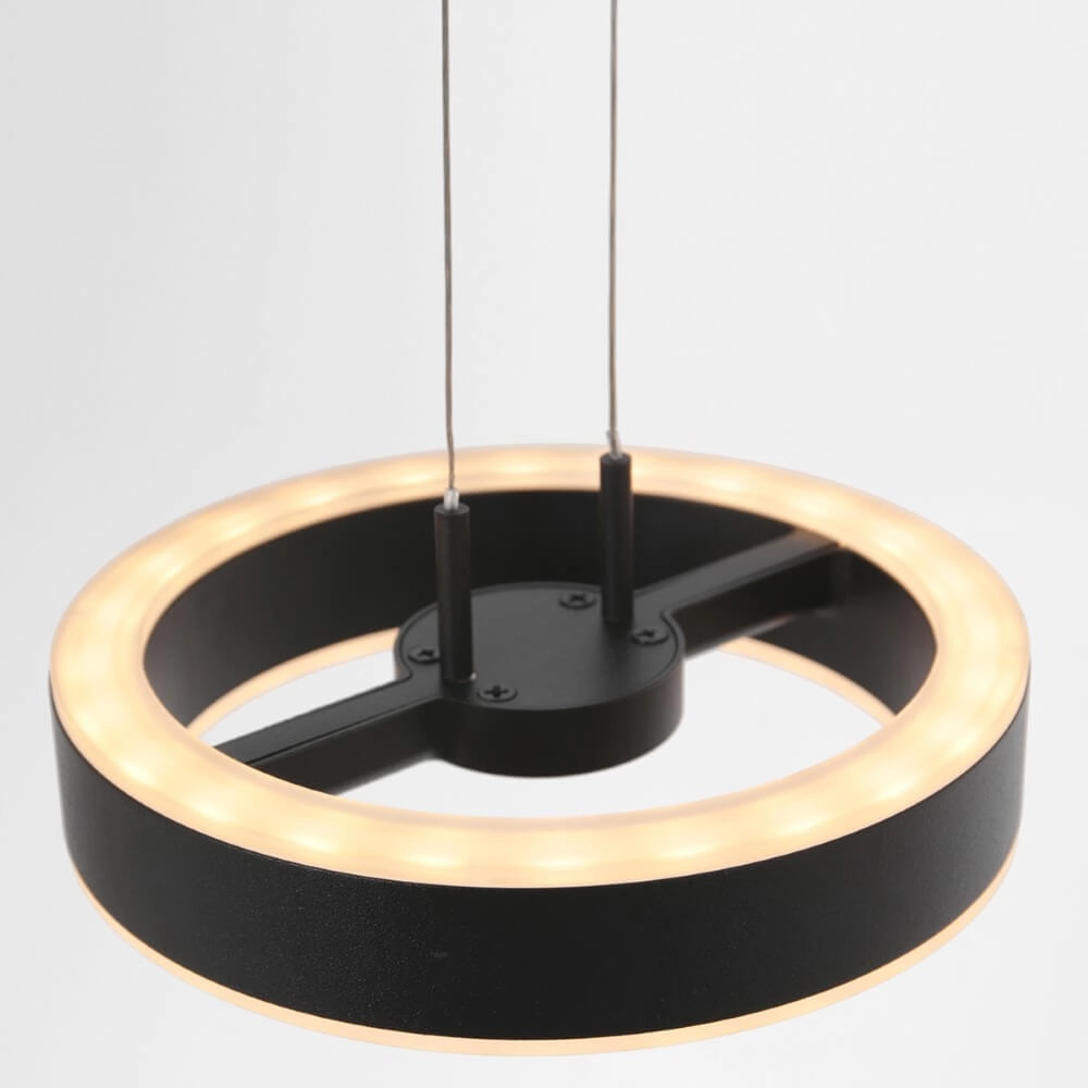 Keuken hanglamp Piola zwart Steinhauer 8712746167337