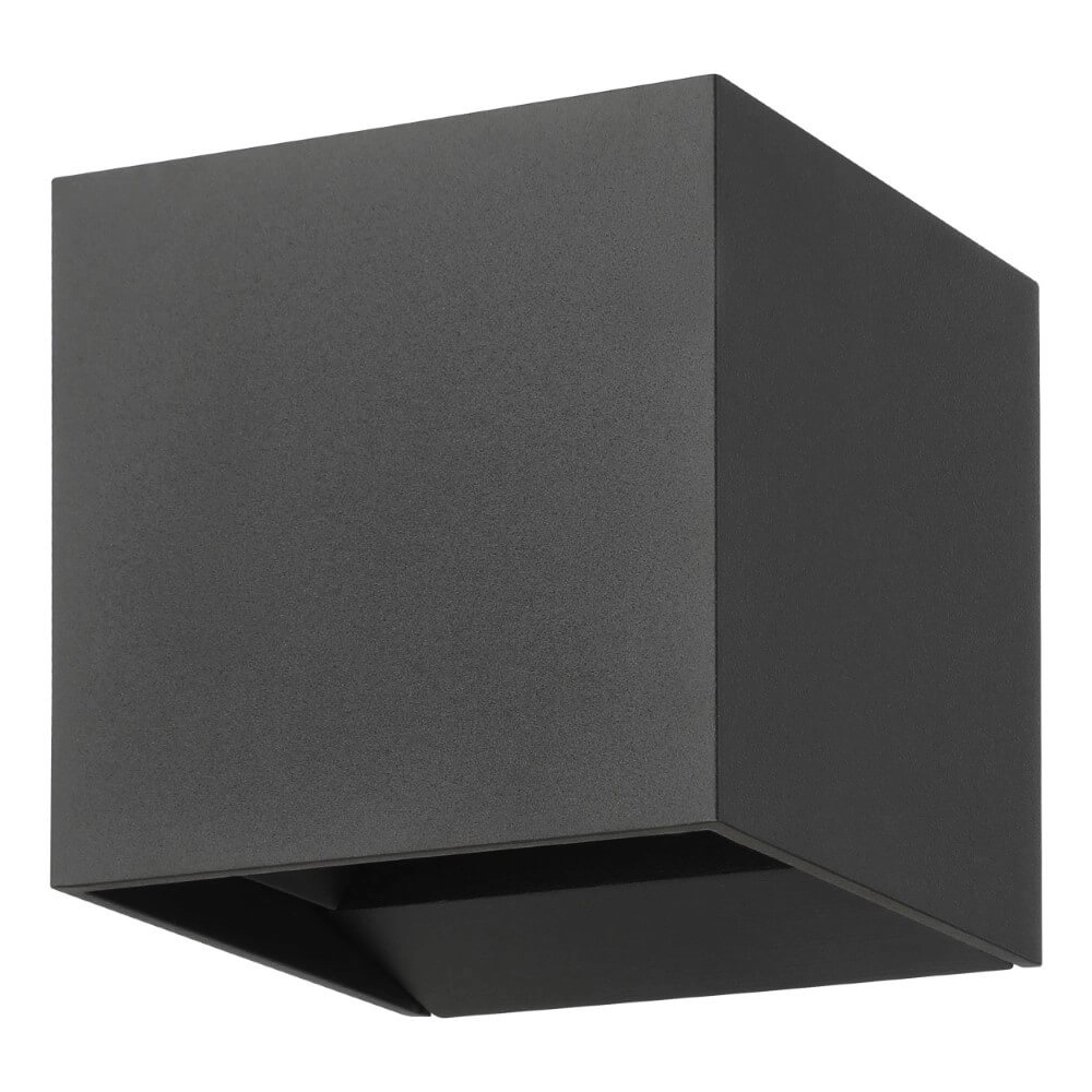 Wandspot Calpino 3 antraciet 10x10x10cm