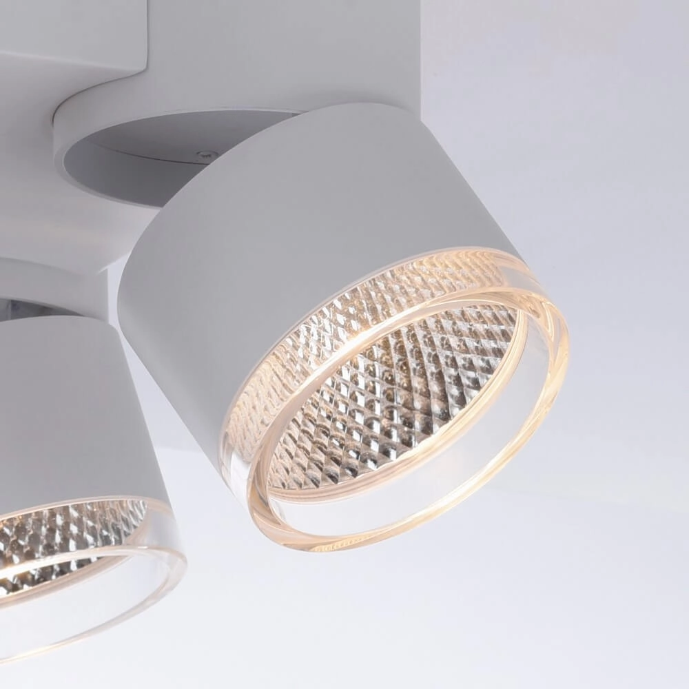 Witte plafondlamp Pure Nola 4-lichts Paul Neuhaus 4012248374559