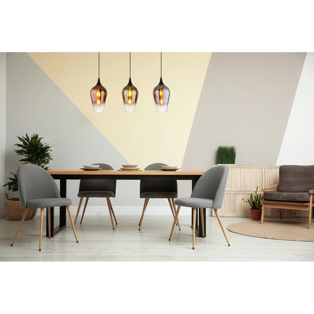 3-lichts hanglamp Lavus meerdere kleuren Globo 9007371453009