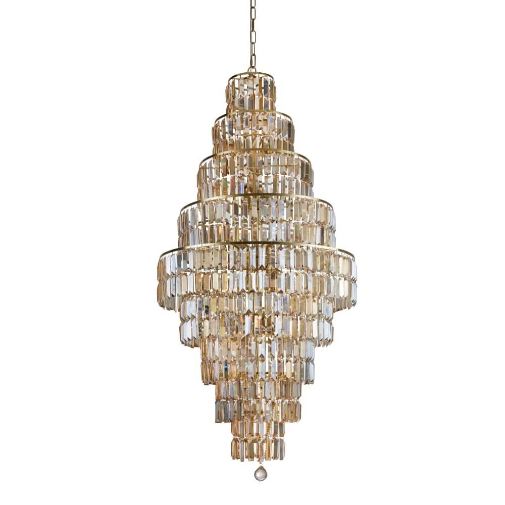 Gouden kroonluchter Empire Ø 60cm