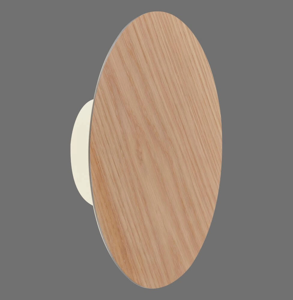 Design wandlamp Akku Puntua Ø 25cm hout Paul Neuhaus 4012248375792