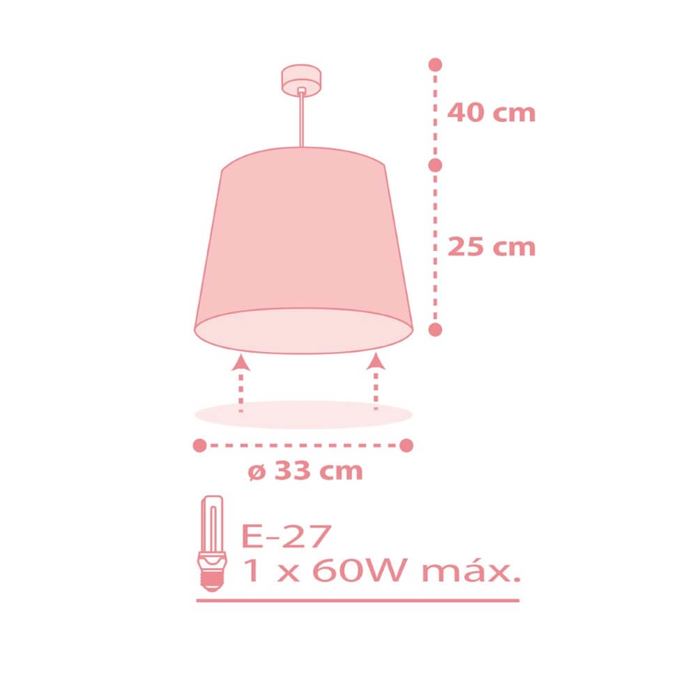 Kinderkamer hanglamp Star Light soft roze Dalber 8420406003108