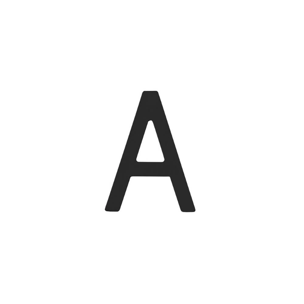 Huisletter A Numbra 10cm zwart