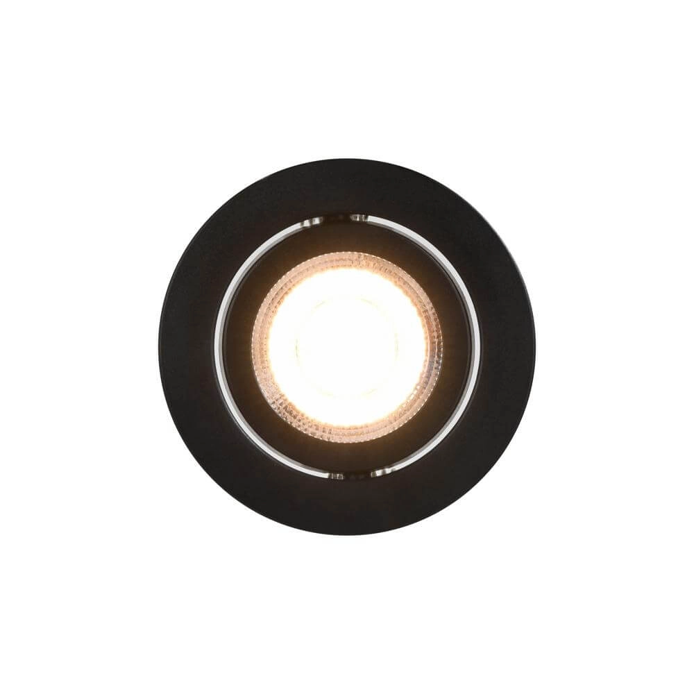 Zwarte inbouwspot Monolo Ø 8,2cm Nordlux 5704924023187