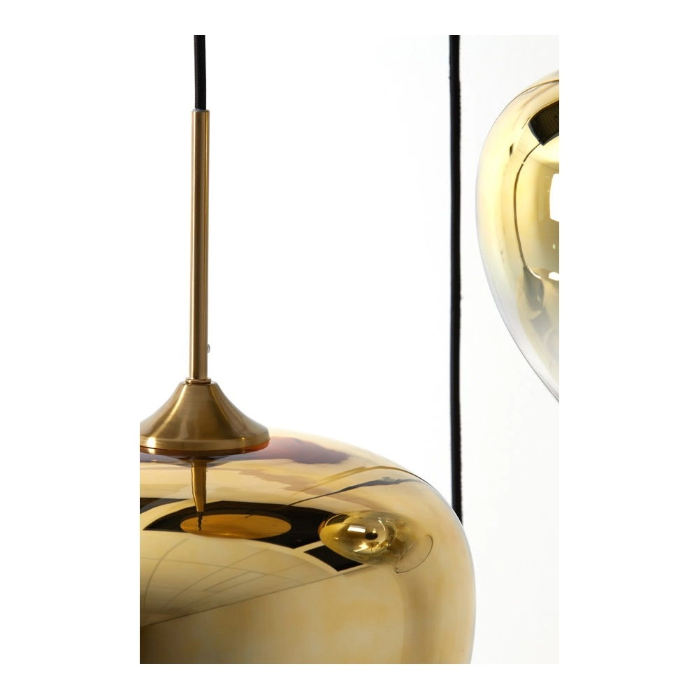 Hanglamp Mayson 3-lichts goud Light & Living 8717807674526