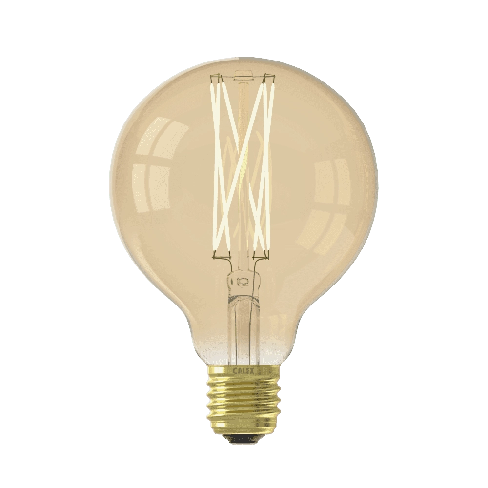 Lichtbron 4,5W - E27 - GLB95 - Led - Long Filament Gold Circle 8712879154006