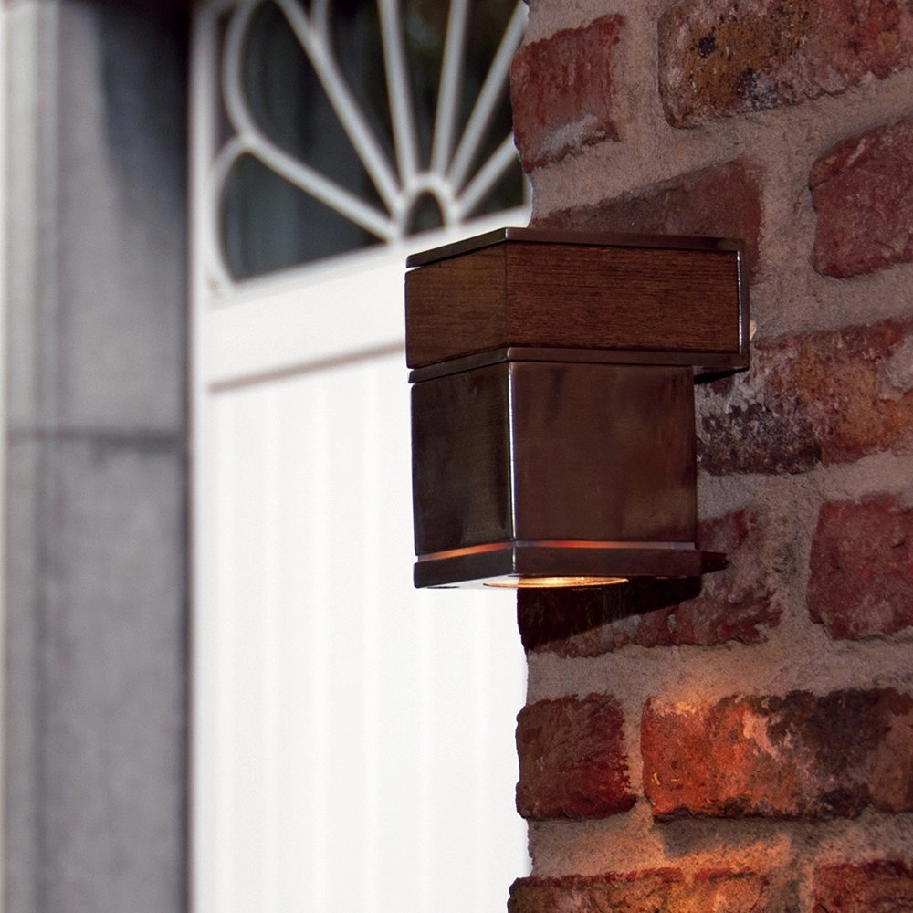 Muurspot Q-Bic Teak Landelijk Royal Botania